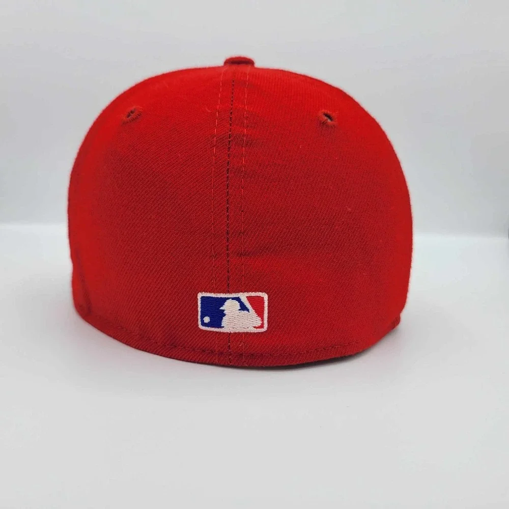 Los Angeles Dodgers Vintage New Era Fitted Hat Made in USA - 100% Wool - Size 7